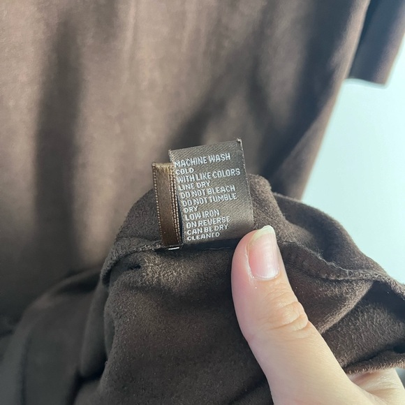 J.MCLAUGHLIN Tinley 3/4 Sleeve Sheath Dress mocha size small - Picture 7 of 8